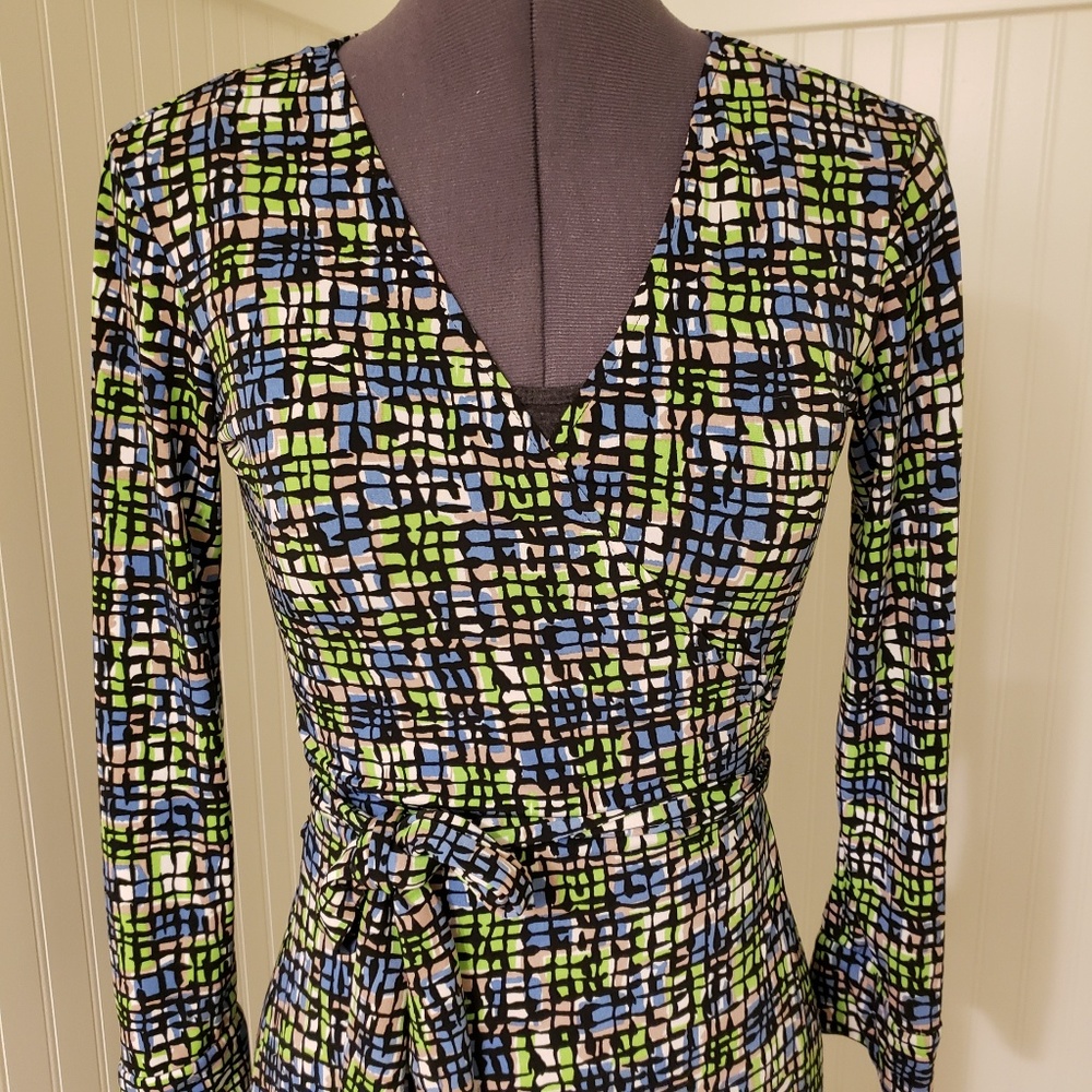 Maggy London | Geometric Print Wrap Dress